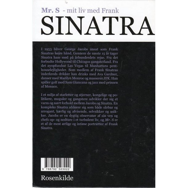 Mr. S - Mit liv med Frank Sinatra (Bog)