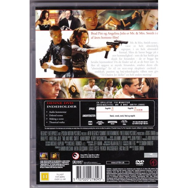 Mr. & Mrs. Smith (DVD)