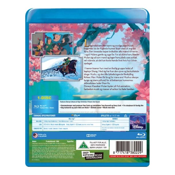 Mulan - Disney Klassikere nr. 36 (Blu-ray)