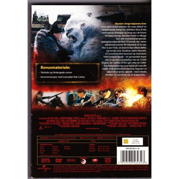 Mumien - Drage-kejserens grav (DVD)