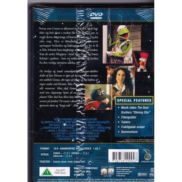 Muppets fra rummet - Den store muppet rejse (DVD)