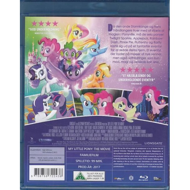 My Little Pony - Filmen (Blu-ray)
