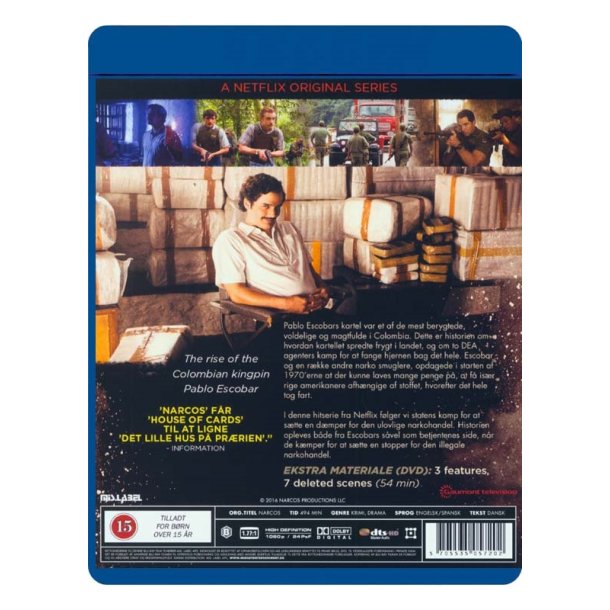 Narcos - S�son 1 (Blu-ray)