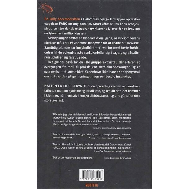 Natten er lige begyndt (Bog)