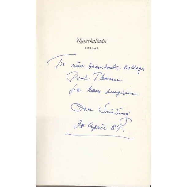 Naturkalender - Foraar (Bog)