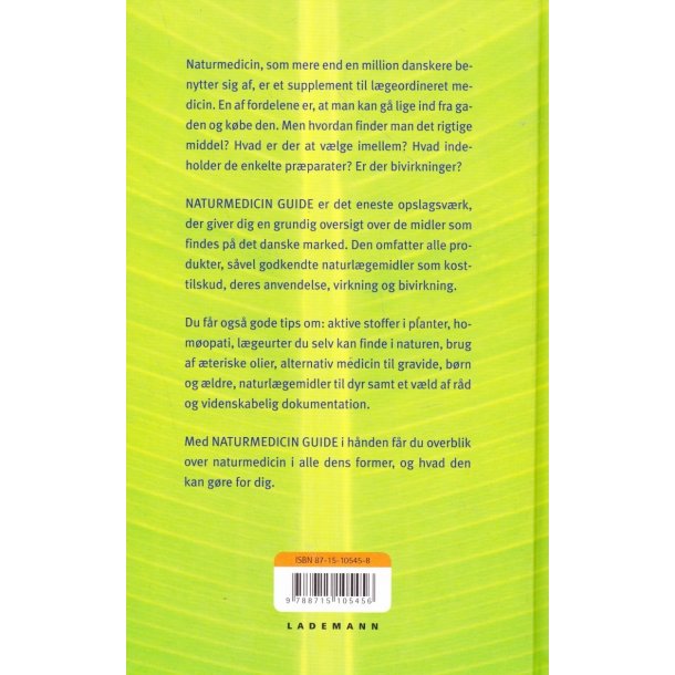 Natur medicin guide (Bog)