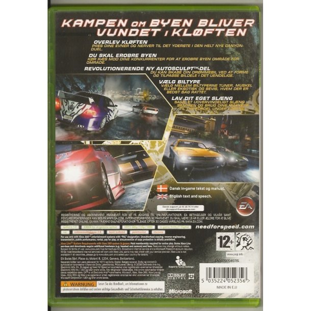 Need for speed Carbon (Spil)