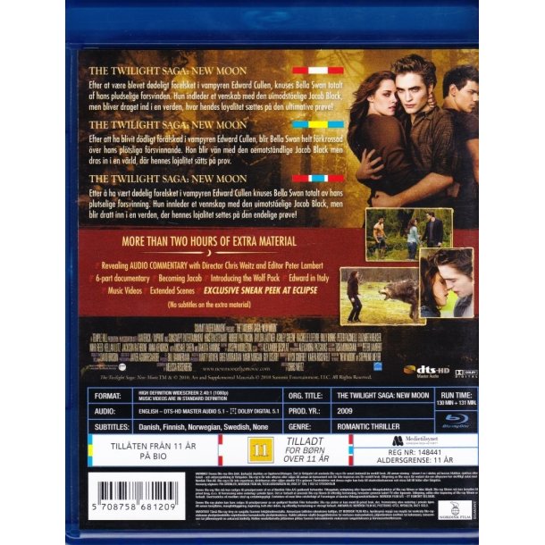 The twilight saga - New moon (Blu-ray)