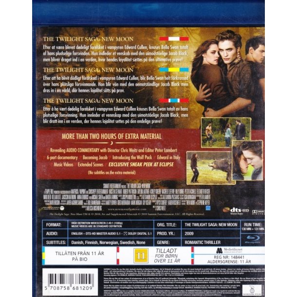 The twilight saga - New moon (Blu-ray)