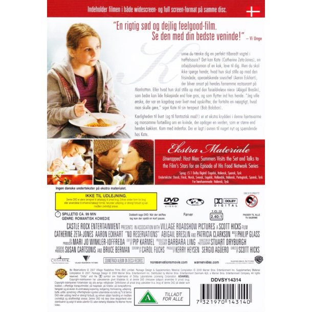 No reservations (DVD)
