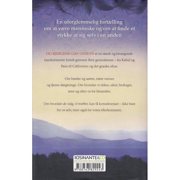 Og bjergene gav genlyd (Bog)