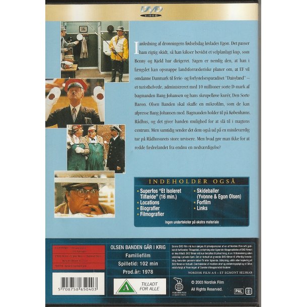 Olsen-Banden 10 - G�r i krig (DVD)