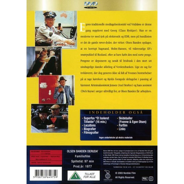 Olsen-Banden 9 - Deruda' (DVD)