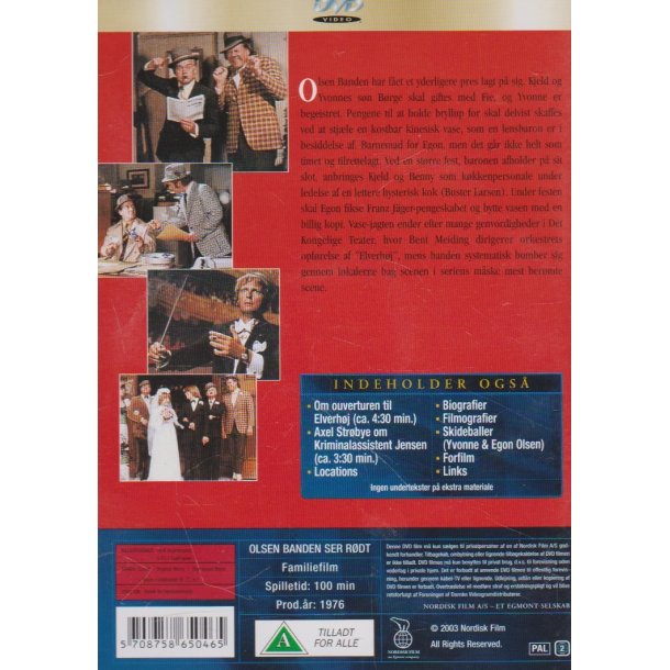 Olsen-Banden 8 - Ser r�dt (DVD)