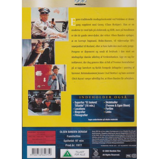 Olsen-Banden 9 - Der ud af (DVD)