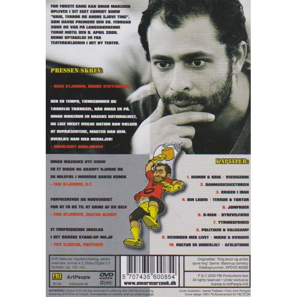 Omar Marzouk - Krig, terror og andre sjove ting (DVD)