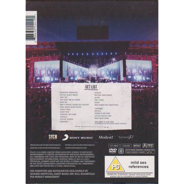 Where are live from San Siro stadium (DVD)