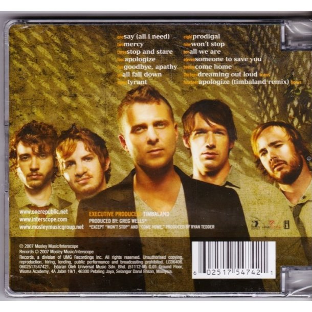 Dreaming out loud (CD)