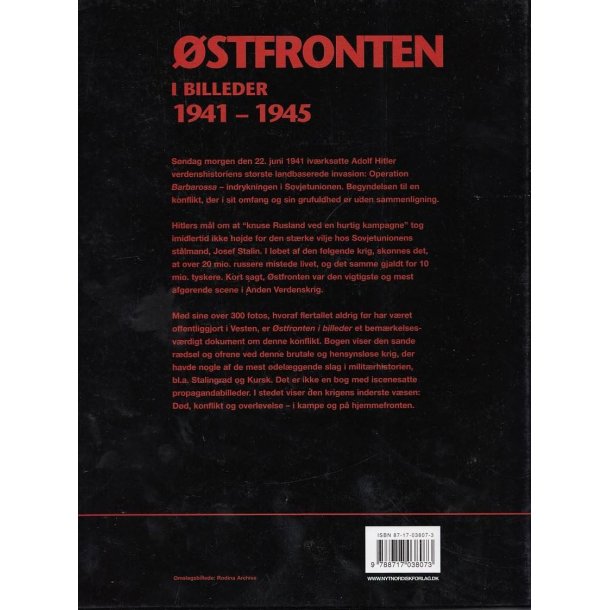 �stfronten i billeder 1941-1945 - Den st�rste konflikt i anden verdenskrig (Bog)