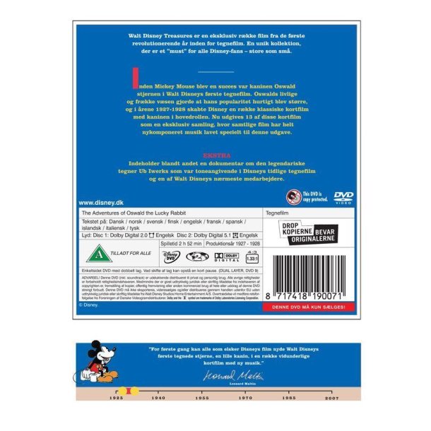 The Adventures of Oswald the Lucky Rabbit  (DVD)