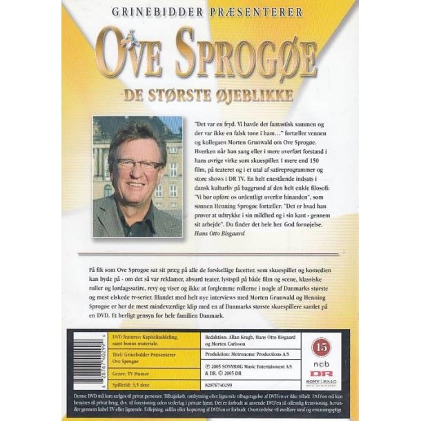 Ove Sprog�e - Grinebidder (Bog)