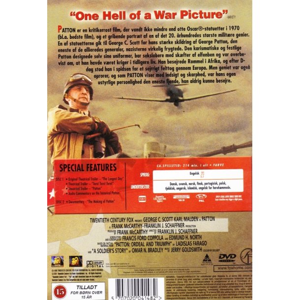 Pansergeneralen Patton (DVD)