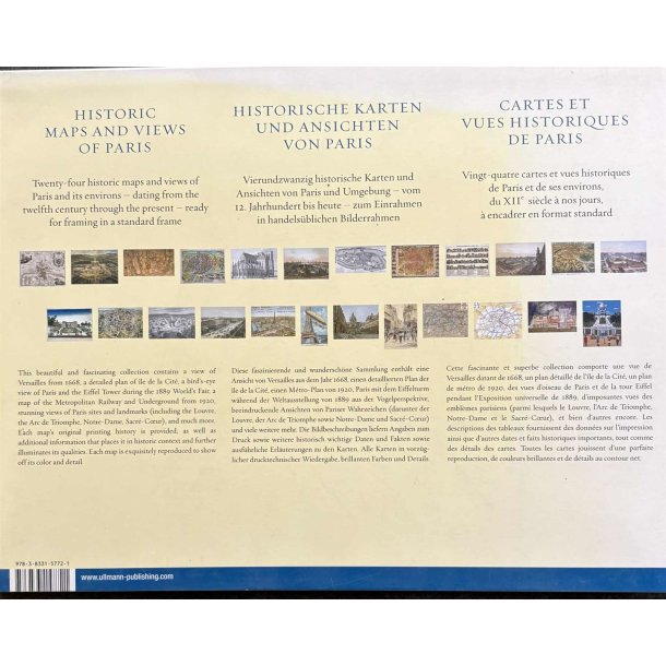 Historic Maps and Views of Paris (Bog)