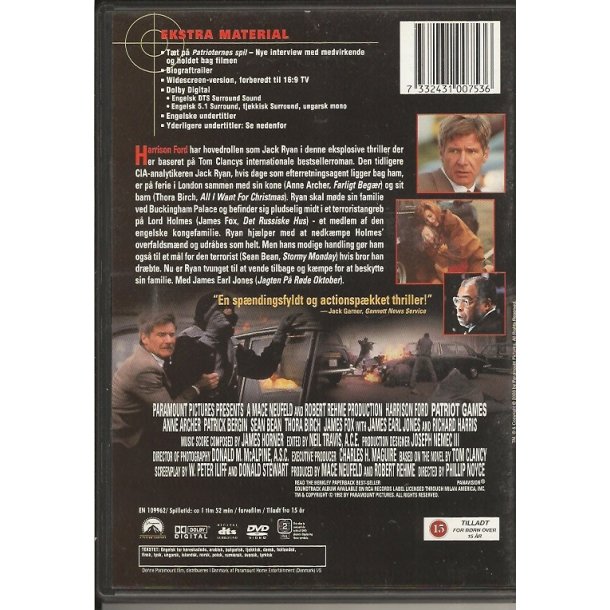 Patrioternes spil (DVD)