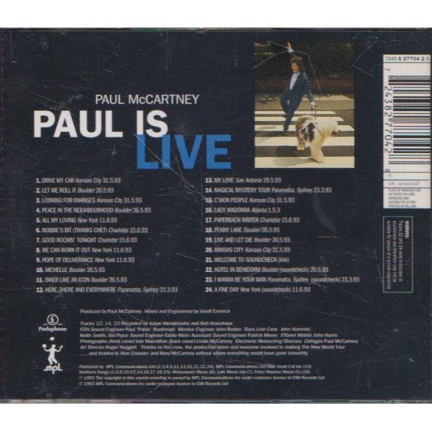 Paul is Live (CD)