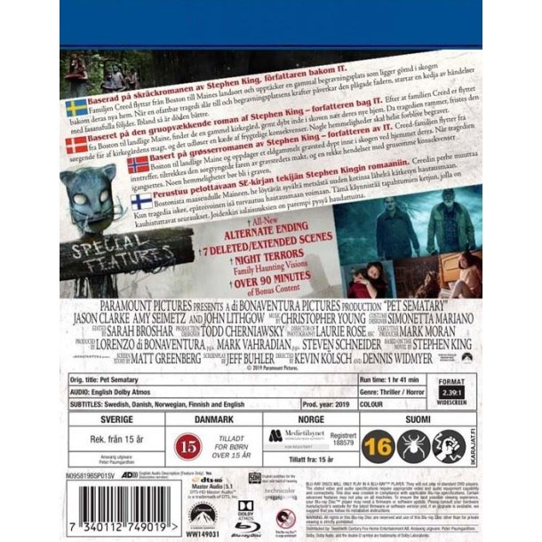 Pet Sematary (Blu-ray)