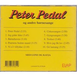 Peter Pedal og andre b�rnesange (CD)