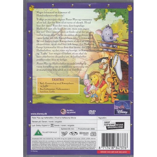Peter Plys og Hafferlaffen (DVD)