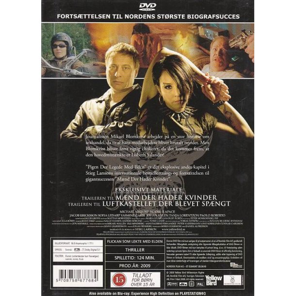 Pigen der legede med ilden (DVD)