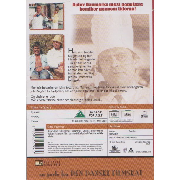 Pigen fra Egborg (DVD)