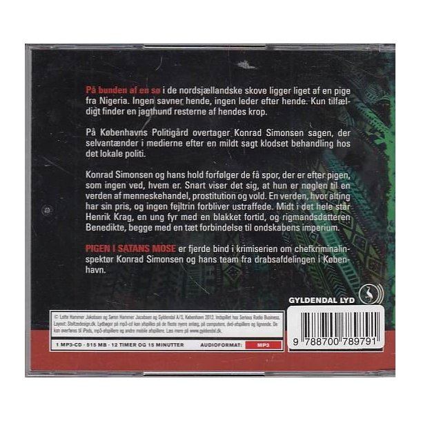 Pigen i Satans mose (Lydbog)