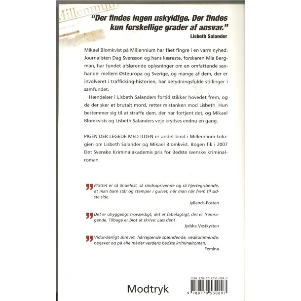 Pigen der legede med ilden (Bog)