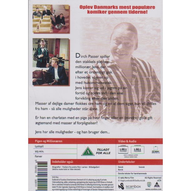 Pigen og million�ren (DVD)
