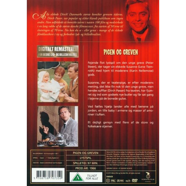 Pigen og greven (DVD)