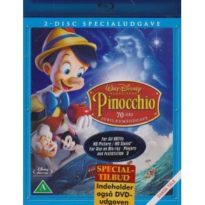 Pinocchio - Disney klassiker nr. 2 (Blu-ray+DVD)