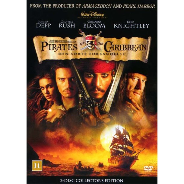Pirates of the Caribbean - Den sorte forbandelse (DVD)