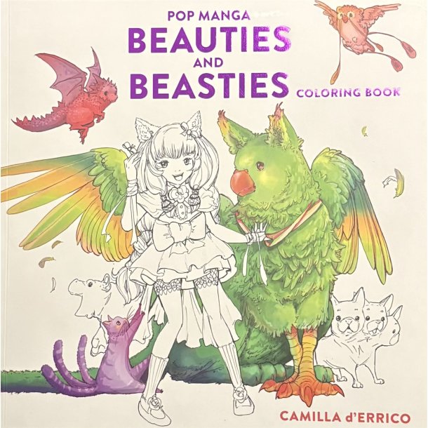Pop Manga Beauties and Beasties Coloring Book (Bog)