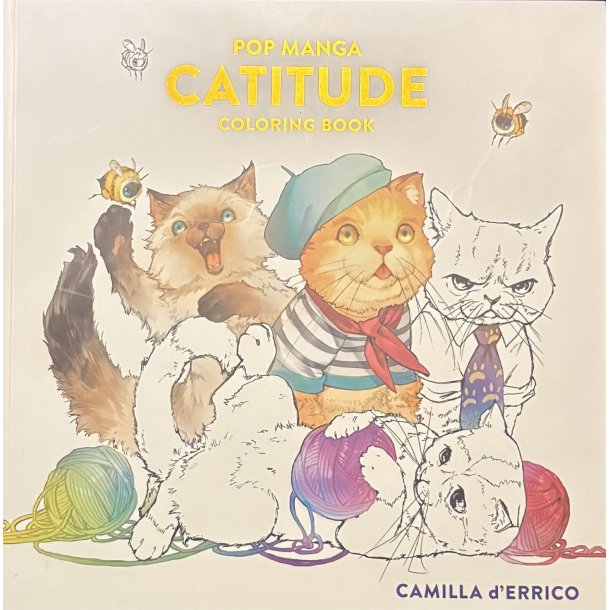Pop Manga Catitude Coloring Book (Bog)