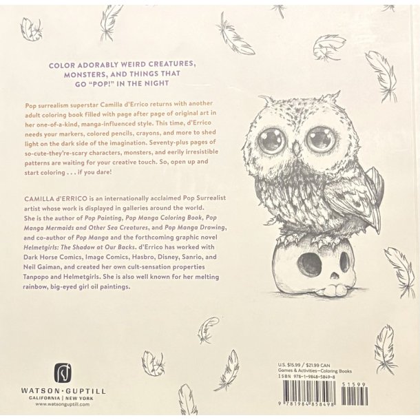 Pop Manga Cute and Creepy Coloring Book (Bog)