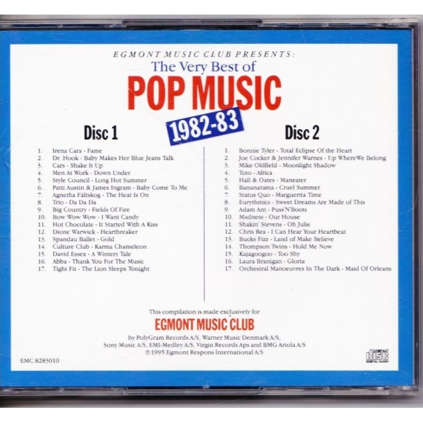 The very best of POP music 1982-83 (CD)