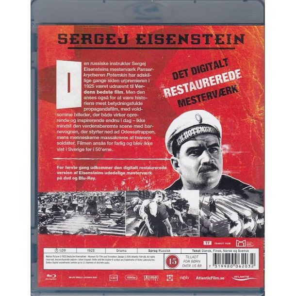 Panserkrydseren Potemkin (Blu-ray)
