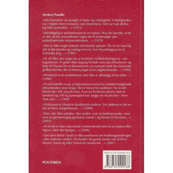 Pundik - Udvalgte artikler fra 1946 til i dag (Bog)
