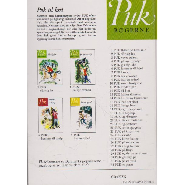 Puk til hest - 12 (Bog)