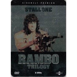 Rambo - Trilogy i Stell book (DVD)