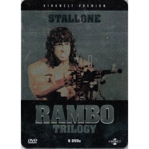 Rambo - Trilogy i Stell book (DVD)