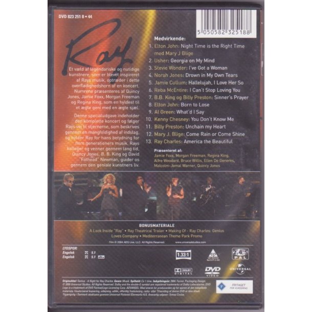 Ray - Genius A night for Ray Charles (DVD)